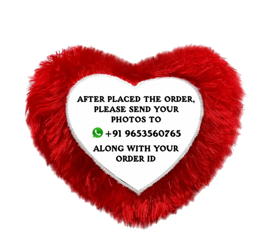 Woodkey Custom Heart Pillow – Valentine Special