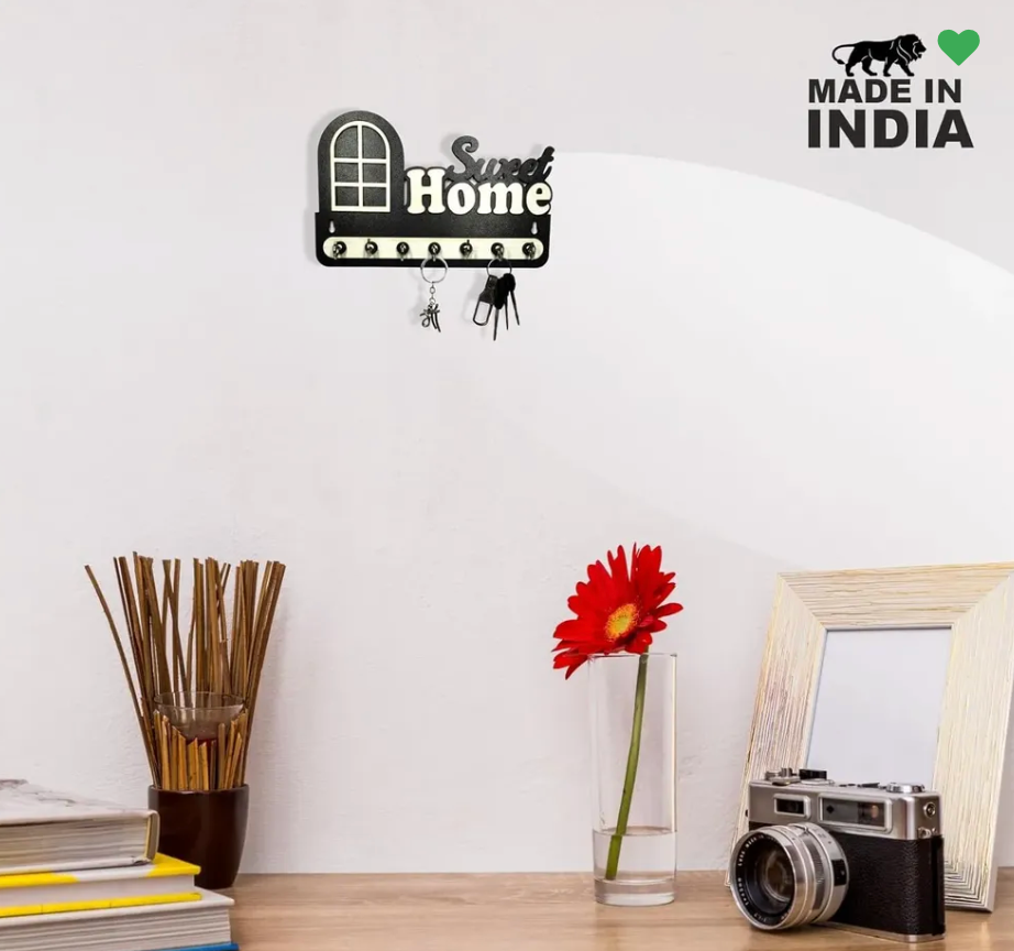 Woodkey Sweet Home Wooden Key Holder