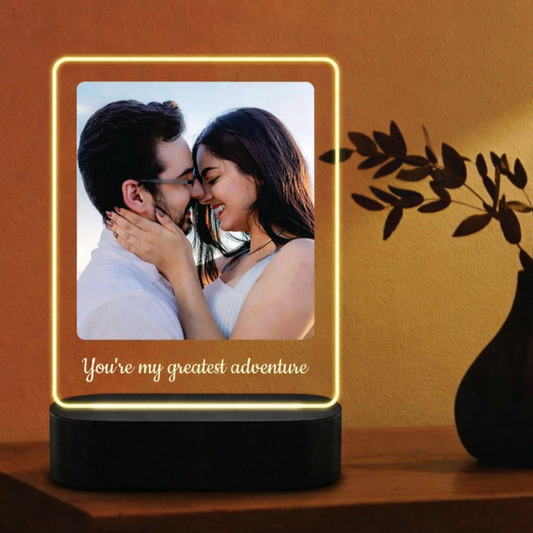 Photo Frame Night Lamp With Stand By Woodkey