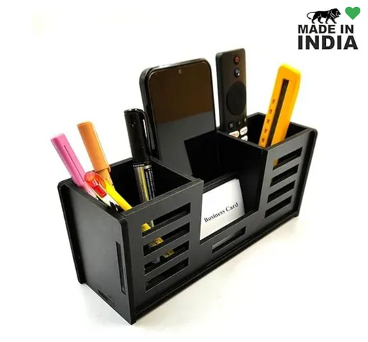 4-in-1 Wooden Desk Organizer
