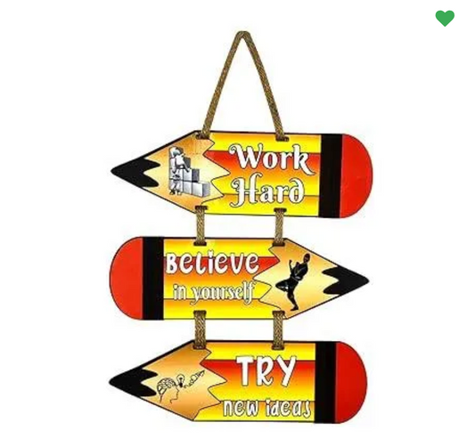 Motivational Wooden Quote Sign: Inspire Your Space with Positive Vibes and Timeless Wall Decor