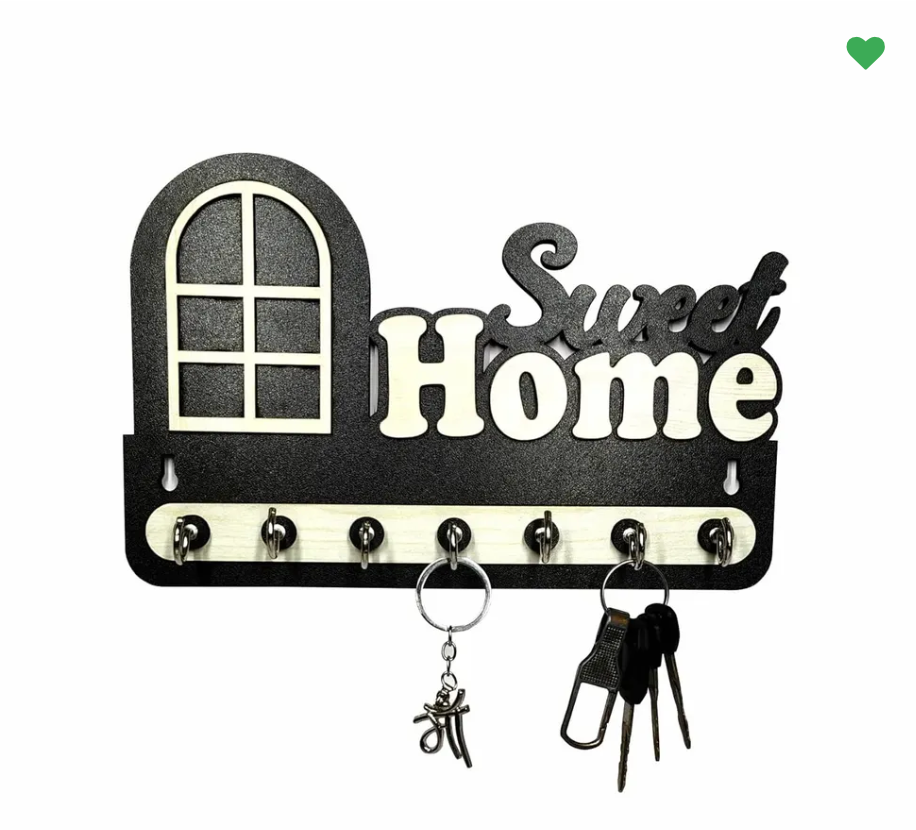 Woodkey Sweet Home Wooden Key Holder