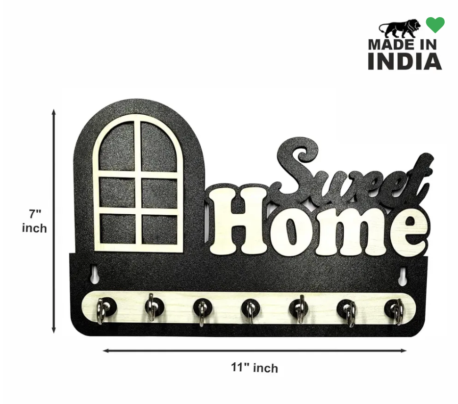 Woodkey Sweet Home Wooden Key Holder